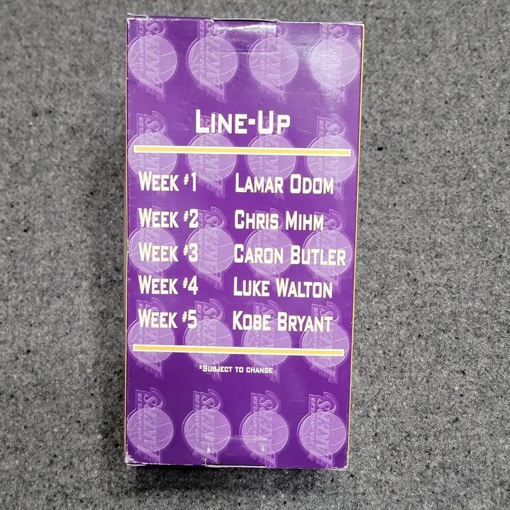 Vintage LA Lakers Bobblehead Luke Walton#4 2005 Upper Deck Carls Jr Throwback